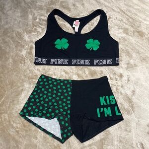 Pink Victoria Secret bra and panty matching set ☘️